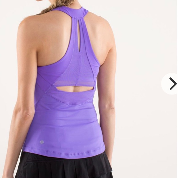 lululemon athletica Tops - Lululemon Run Make it Count Tank Power Purple 4